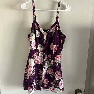 $10 Moving Sale!! Torrid Purple Challis Floral Cami